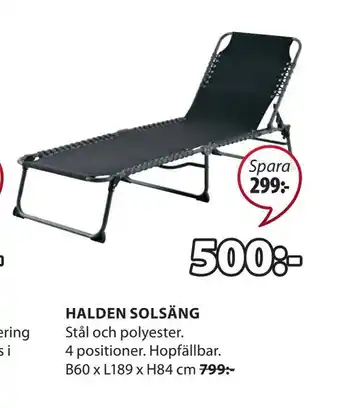 Halden solsäng