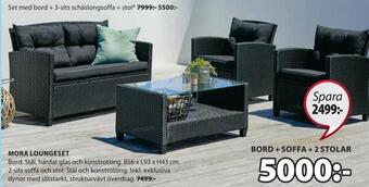 JYSK Mora loungeset erbjuda