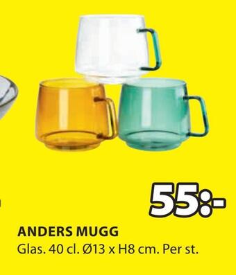 JYSK Anders mugg erbjuda