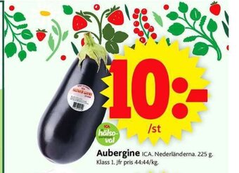 ICA Supermarket Aubergine erbjuda