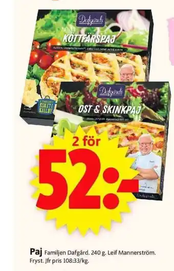 ICA Supermarket Paj Familjen Dafgård erbjuda