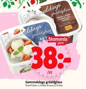 ICA Supermarket Gammaldags gräddglass erbjuda