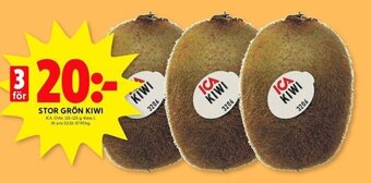 ICA Kvantum STOR GRÖN KIWI erbjuda