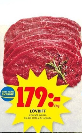 ICA Kvantum LÖVBIFF erbjuda