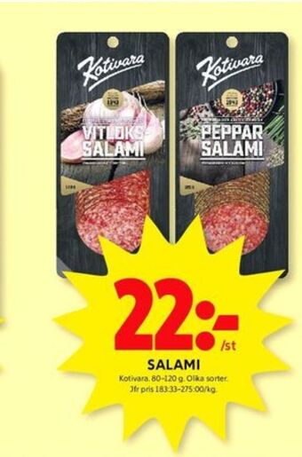 ICA Kvantum Kotivara oy salami erbjuda