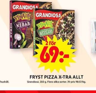 ICA Maxi X-tra allt pizza erbjuda