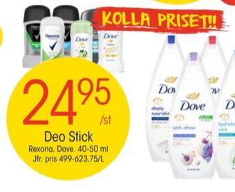 EKO Dove deodorant roll-on erbjuda
