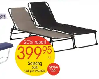 EKO Muurikka solsäng erbjuda