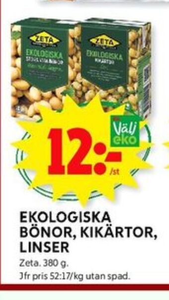 ICA Kvantum Zeta bönor erbjuda