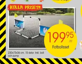 EKO Dunlop fotbollsmål erbjuda
