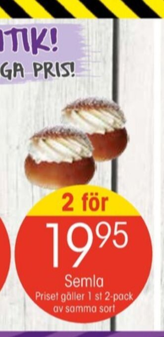 EKO Eko butiksbakat kaffebröd erbjuda