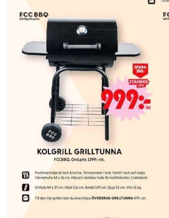 ICA Maxi Fcc bbq grill erbjuda