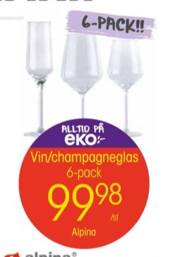 EKO Alpina glas erbjuda