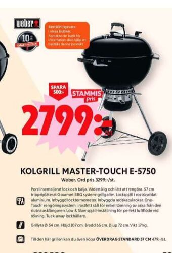 ICA Maxi Weber klotgrill erbjuda