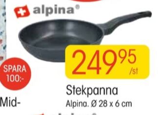 EKO Alpina stekpanna erbjuda