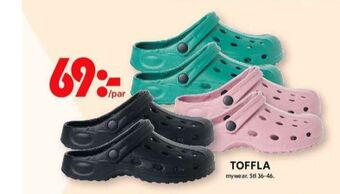 ICA Maxi Mywear tofflor erbjuda