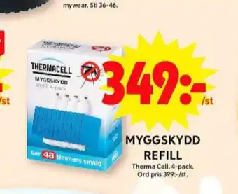 ICA Maxi Thermacell insektsmedel erbjuda