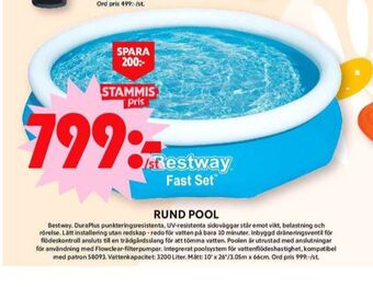 ICA Maxi Bestway pool erbjuda