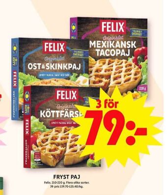 ICA Maxi Felix matpajer erbjuda