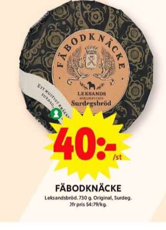 ICA Maxi Fäbodknäcke knäckebröd erbjuda