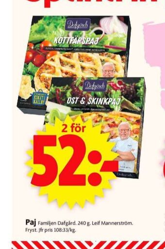 ICA Supermarket Dafgårds matpajer erbjuda