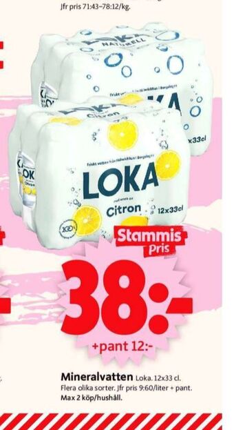 ICA Supermarket Citron mineralvatten erbjuda