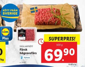 Lidl Svea lantkött nötfärs erbjuda