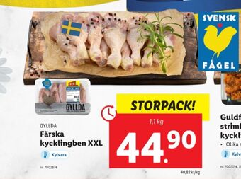 Lidl Gyllda kycklingben erbjuda