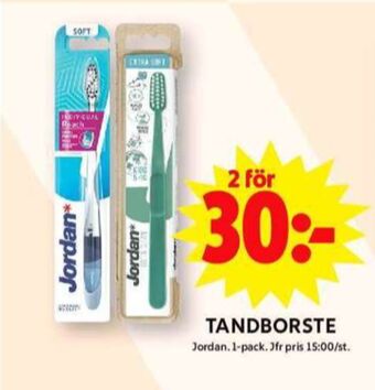ICA Maxi Jordan tandborste erbjuda