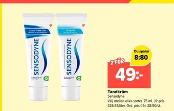 Sensodyne tandkräm