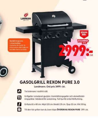 ICA Maxi Landmann gasolgrill erbjuda