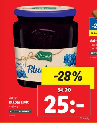 Lidl Maribel sylt erbjuda