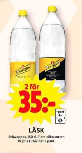 Schweppes tonic