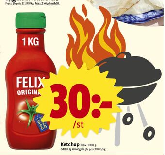 ICA Nära Felix ketchup erbjuda