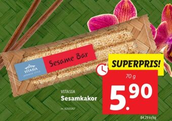 Lidl Vitasia bars erbjuda