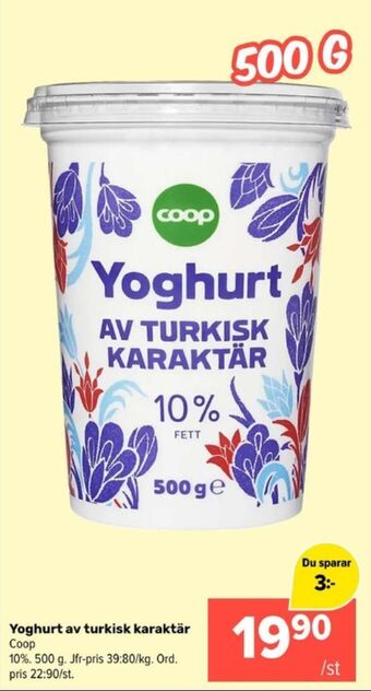 Coop Extra Coop yoghurt erbjuda