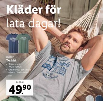 Lidl Livergy t-shirts erbjuda