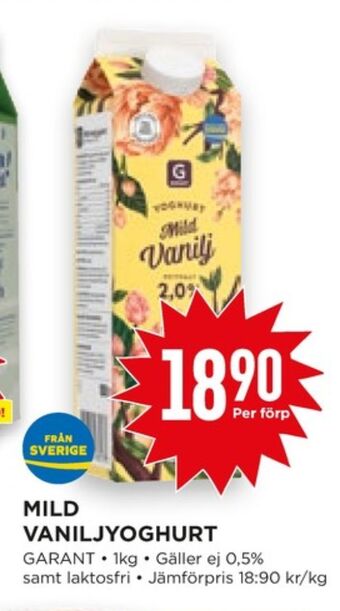 Willys Hemma Garant yoghurt erbjuda