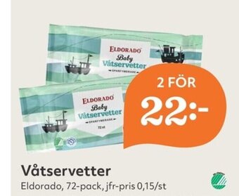 Hemköp Våtservetter Eldorado erbjuda