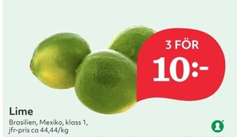Hemköp Lime erbjuda