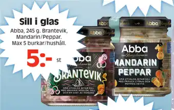 Götgatsbacken Abba Sill i glas 245g erbjuda