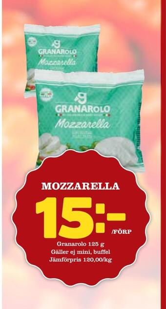 Bonum Matmarknad Mozzarella erbjuda