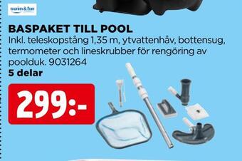 Jem&Fix Baspaket till pool erbjuda