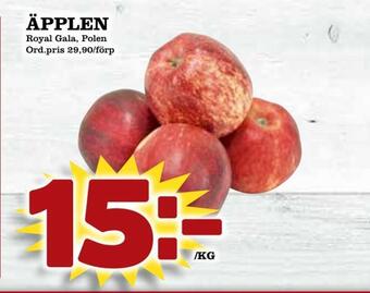Din Mat Äpplen erbjuda