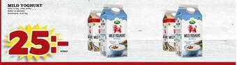Din Mat Mild yoghurt erbjuda