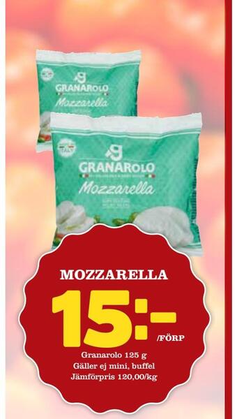 Din Mat Mozzarella erbjuda