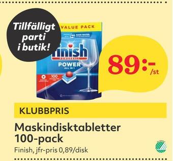 Hemköp Maskindisktabletter 100-pack erbjuda