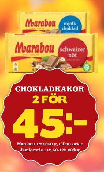 Matdax Chokladkakor erbjuda