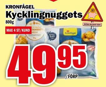Matdax Kycklingnuggets erbjuda