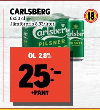 MatArket Öl 2,8% erbjuda